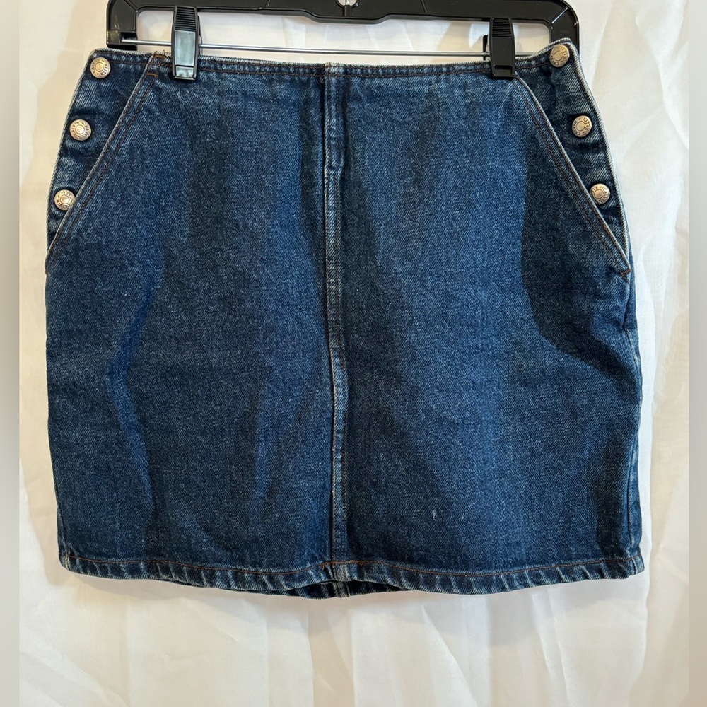 Vintage 80s‎ Jean Mini Skirt by Calvin Klein Size 13